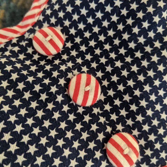 RARE ICONIC AMERICANA vintage American flag bikini top WOMEN'S SIZE LARGE - Picture 6 of 6